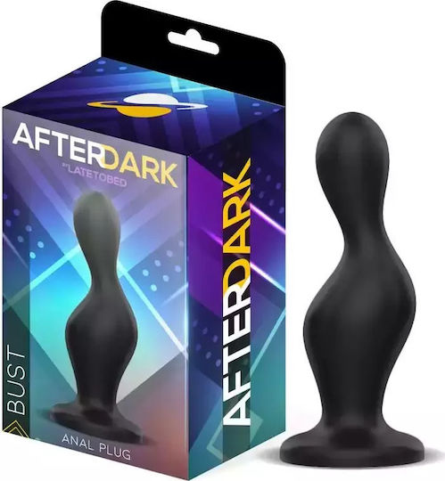 LateToBed AfterDark Bust Πρωκτική Σφήνα Μαύρη 12cm