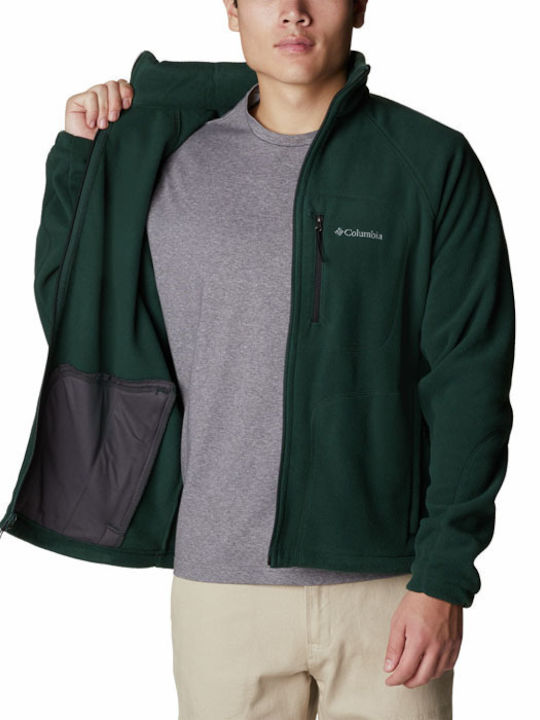Men's Cardigan with Zipper Green AM3039A-371
