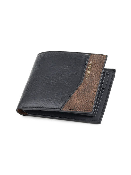 Verde Men's Wallet Black