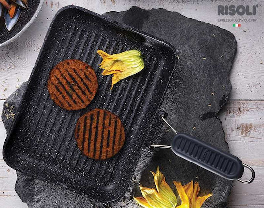 Risoli Granito Grill made of Cast Aluminum with Stone Coating 26cm