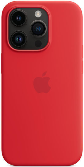 Apple Back Cover Silicon (PRODUCT)RED (iPhone 14 Pro)