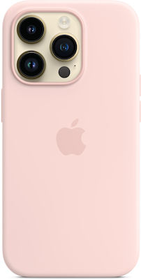 Apple Silicone Case with MagSafe Umschlag Rückseite Silikon Chalk Pink (iPhone 14 Pro) MPTH3ZM/A