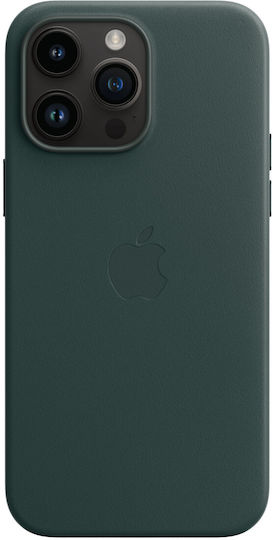 Apple Back Cover Leather Forest Green (iPhone 14 Pro Max)