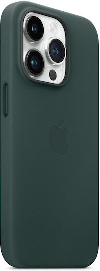 Apple Leather Case with MagSafe Back Cover Leather Forest Green (iPhone 14 Pro)