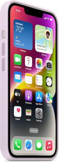 Apple Silicone Case with MagSafe Back Cover Silicone Lilac (iPhone 14)