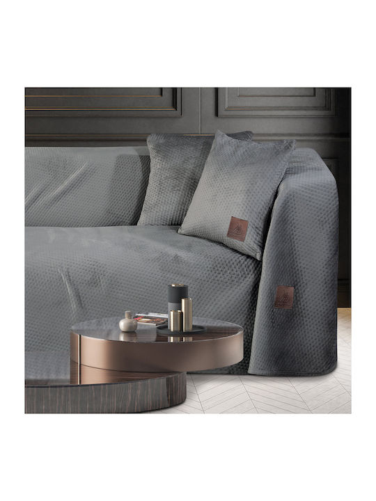 Greenwich Polo Club Sofa Throws 2 Seater 2795 180x250cm Grey