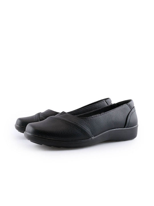 Antrin Sedona Γυναικεία Loafers σε Μαύρο Χρώμα