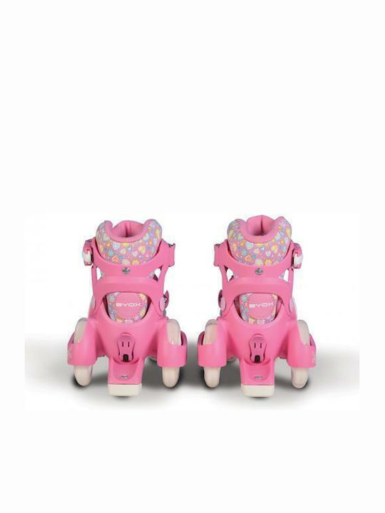 Byox Little Beetle Quad Rollers Rosa Erwachsene/Kinder