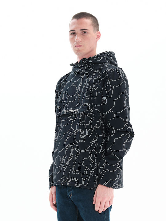 222.BM10.62 Winter Waterproof Jacket Camo Black