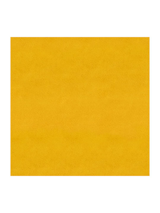 Dining Room Velvet Armchair Yellow 54x58.5x79.5cm 2pcs