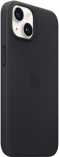 Apple Umschlag Rückseite Leder Midnight (iPhone 14)