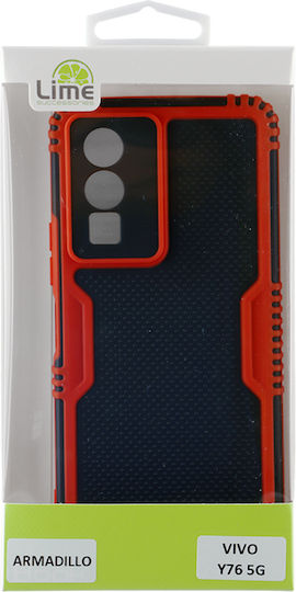 Lime Armadillo Camera Guard Back Cover Πλαστικό Κόκκινο (Vivo Y76 5G)