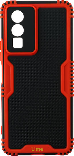 Lime Armadillo Camera Guard Back Cover Πλαστικό Κόκκινο (Vivo Y76 5G)