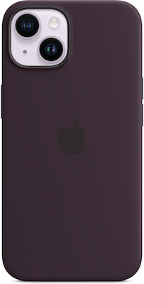 Apple Silicone Case with MagSafe Silicone Back Cover Elderberry (iPhone 14)