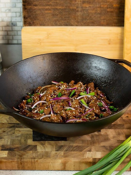 Lodge Wok από Μαντέμι 35.5cm