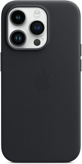 Apple Back Cover Leather Midnight (iPhone 14 Pro)