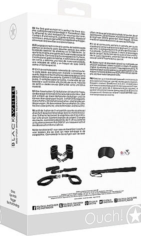 Shots Bed Post Bindings Restraint Kit Σετ για Δέσιμο στο Κρεβάτι σε Μαύρο Χρώμα