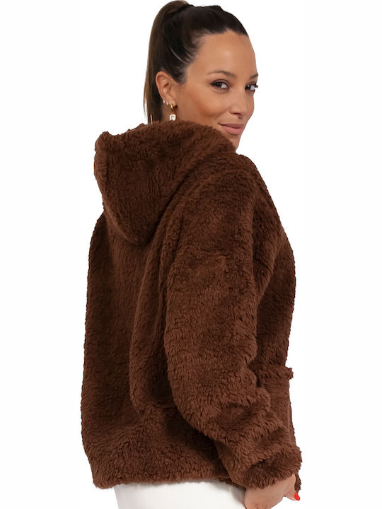 Damen Jacke in Braun Farbe