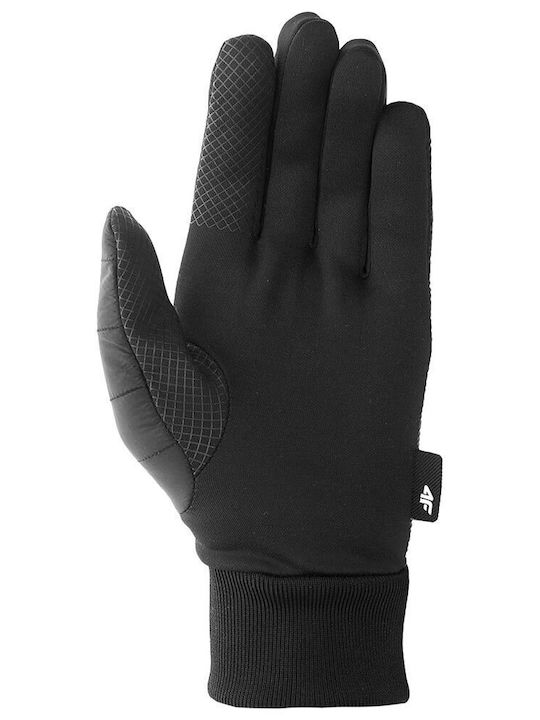 4F Schwarz Handschuhe Berührung
