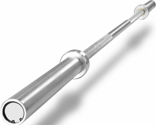 MDS Ίσια Μπάρα Ολυμπιακού Τύπου Φ50 20kg Μήκους 220cm με Κολάρα Μανταλάκια