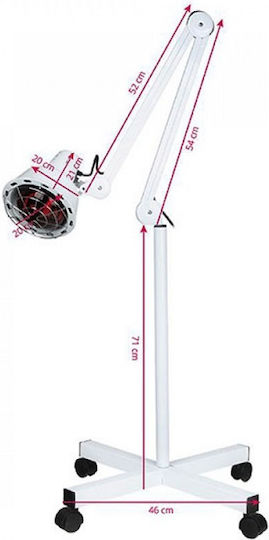 Abstyle Care Device Wheeled Phototherapy Device with Power 275W