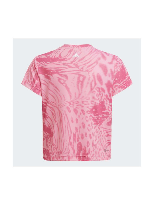 Adidas Kids T-shirt Pink Aeroready