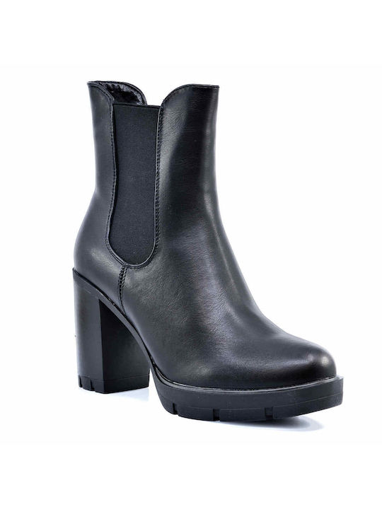 Exe Damen Chelsea Stiefeletten Schwarz