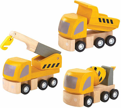 Plan Toys Σετ Συντήρησης Δρόμων Truck 6047