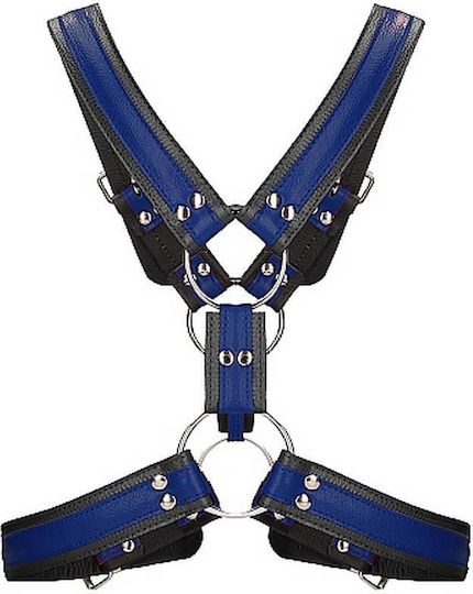 Shots Ouch Scottish Harness Blue