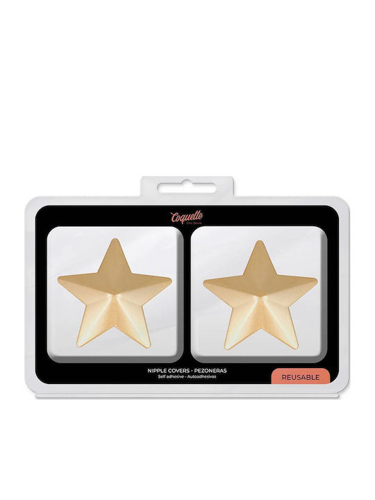 Coquette Chic Desire Star Shaped Nipple Covers Golden