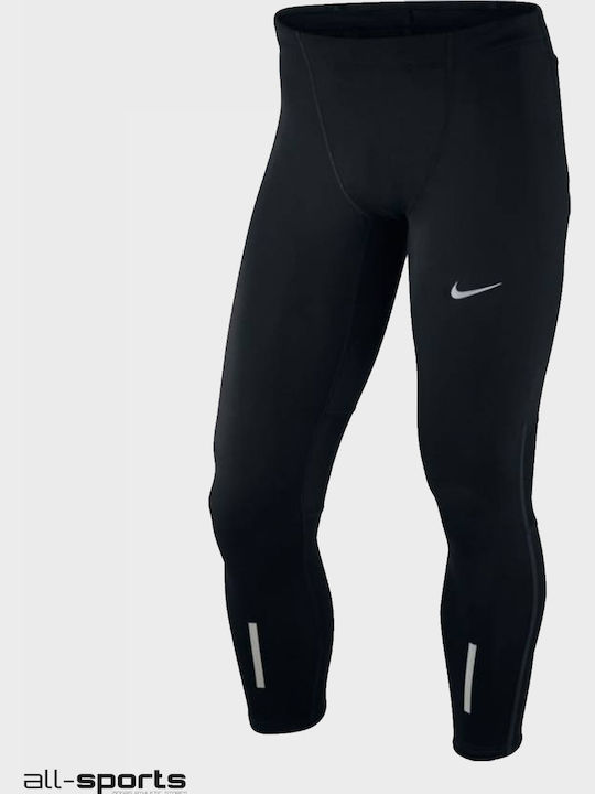Nike Power Tech Running Ανδρικό Αθλητικό Κολάν Μακρύ Μαύρο