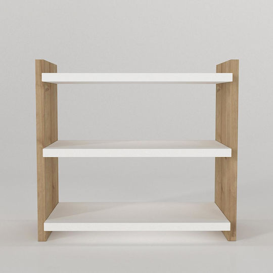 ArteLibre Επιτραπέζια Βάση Abell Ξύλινη 44x17x40εκ. Λευκή