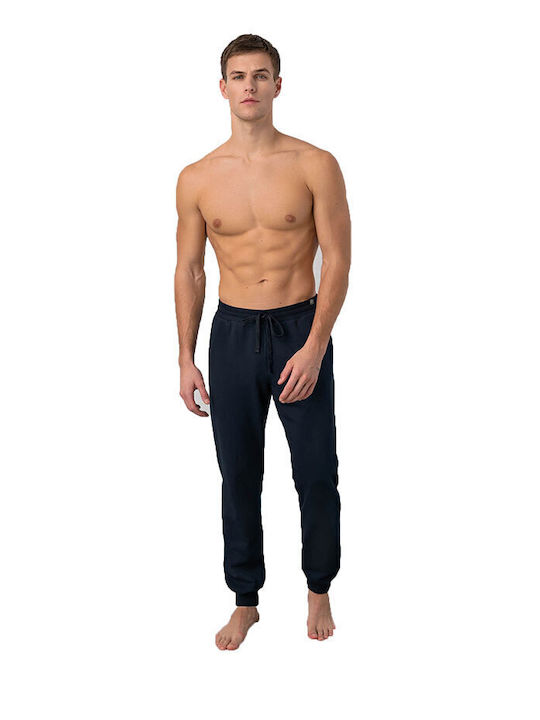Vamp Men's Winter Pajama Pants Navy Blue