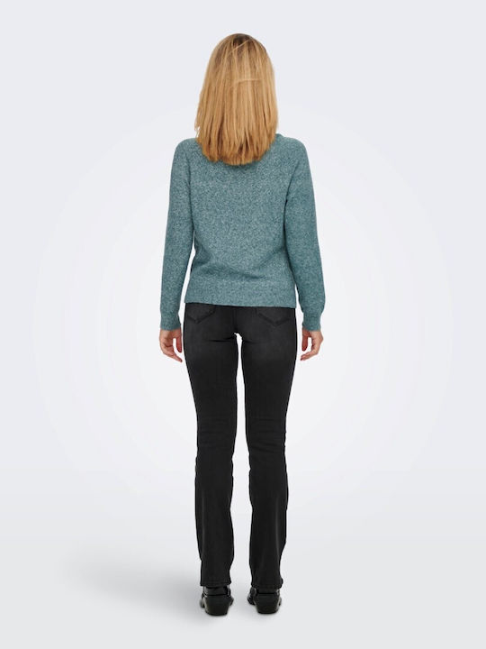 Only Women's Long Sleeve Sweater Sea Moss