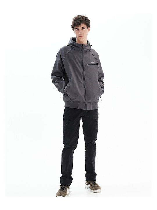 Winter Jacket Bomber Waterproof Anthracite