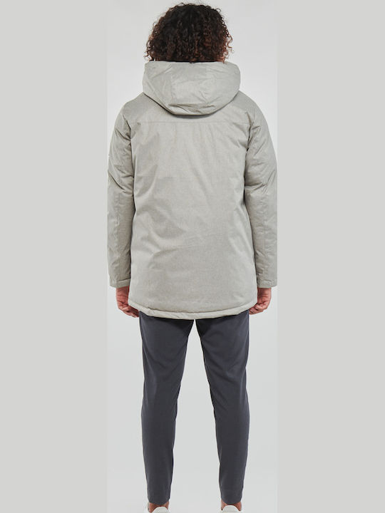 Winter Jacke Parka Asphalt Melange Gray