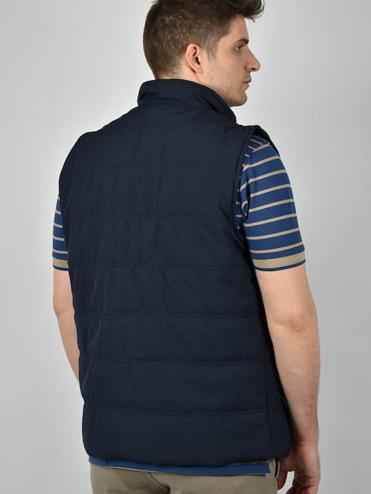 North Star Men's Sleeveless Jacket Navy Blue