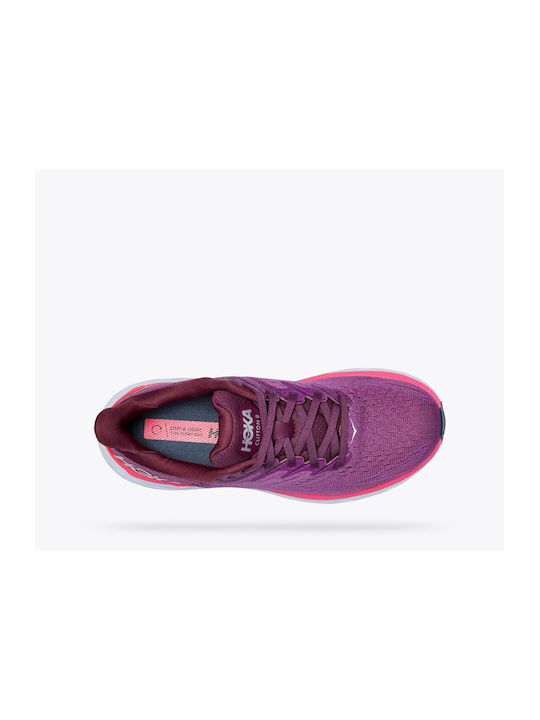 Clifton 8 Sport Shoes Running Pink