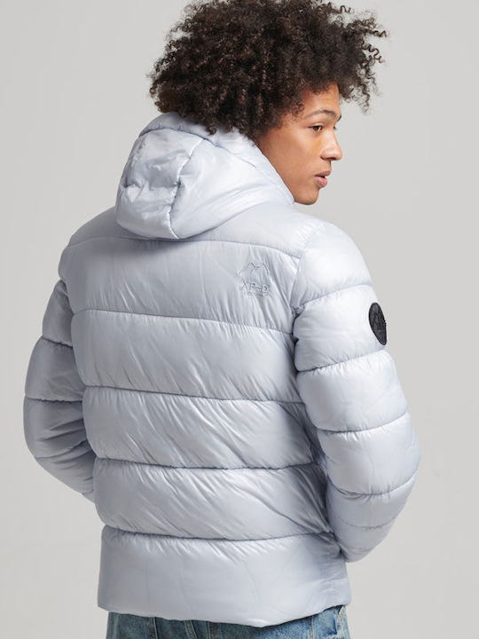 M D3 Winter Jacket Puffer Waterproof Light Blue