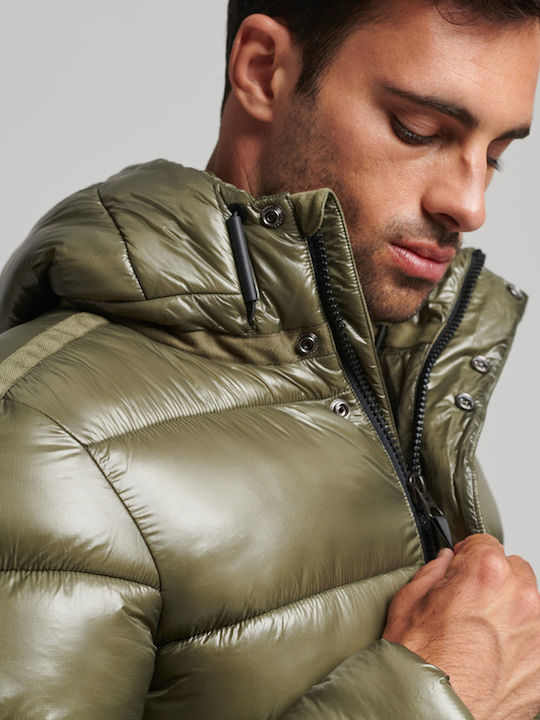 M D3 Winter Jacket Puffer Waterproof Green