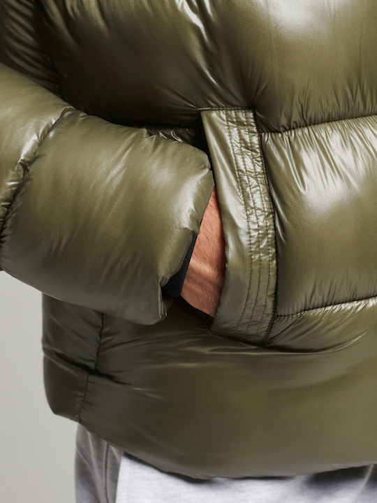 M D3 Winter Jacket Puffer Waterproof Green