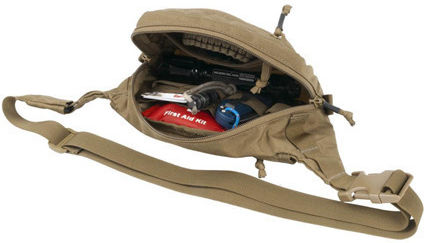 Helikon Tex Possum Waist Pack - Cordura Coyote Military Pouch Waist made of Cordura Khaki 1.5lt