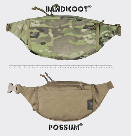 Helikon Tex Possum Waist Pack - Cordura Coyote Military Pouch Waist made of Cordura Khaki 1.5lt