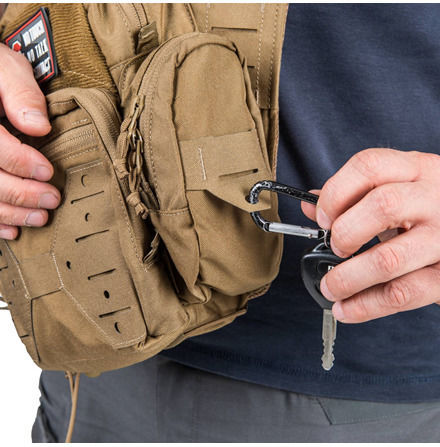 Helikon Tex Edc Side Bag Military Pouch Shoulderbags made of Cordura Gray 11lt