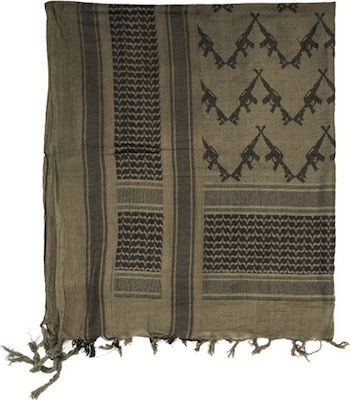 Mil-Tec Shemagh Scarf Pineapple Scarf Olive / Black