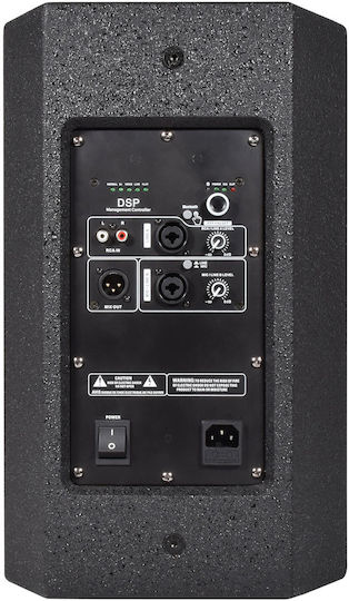 Citronic CUBA-8A 178.708UK Active Speaker PA 250W with Woofer 8" 26.5x26.5x43.5cm.