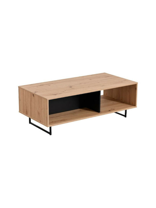 Rechteckig Couchtisch Sardinia Artisan Oak / Black L120xB60.5xH42.5cm