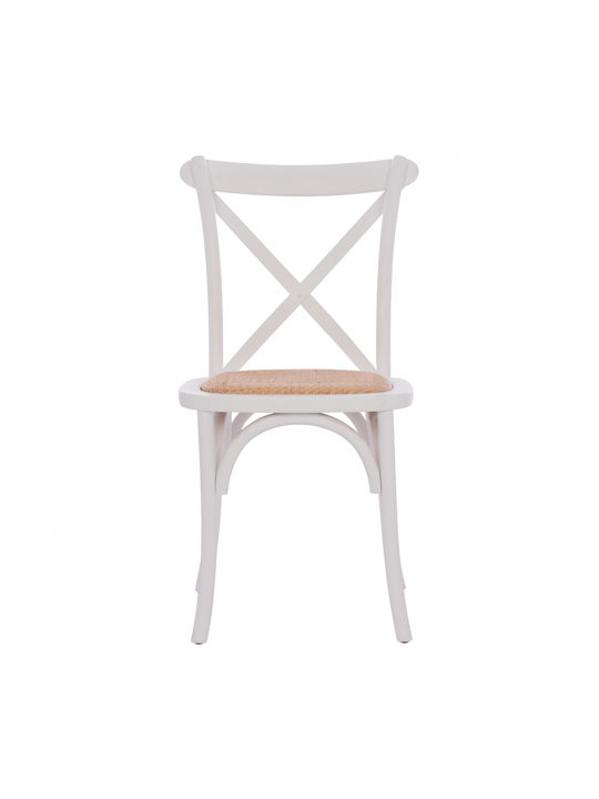 Owen Scaune Cafe Lemn Albe 1buc 45x55.5x90buc