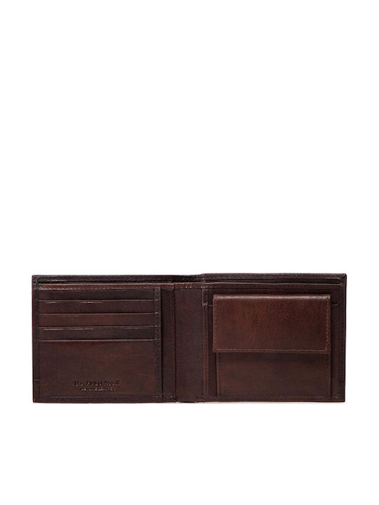 Leather Men's Wallet Classic Brown
