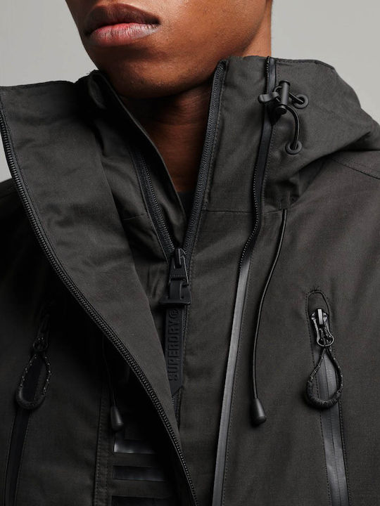 D3 Ultimate Microfibre Winter Jacket Windproof Black